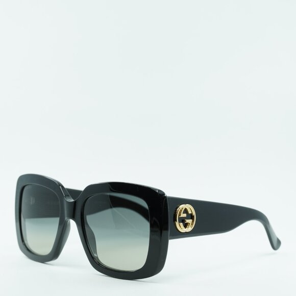Gucci GG0141SN 001 Square Sunglasses - Black\\Grey Gradient main image 6